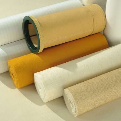 Heading Polyester Nonwoven Antistatic Needle Felt Filter Cloth with water and oil repellent